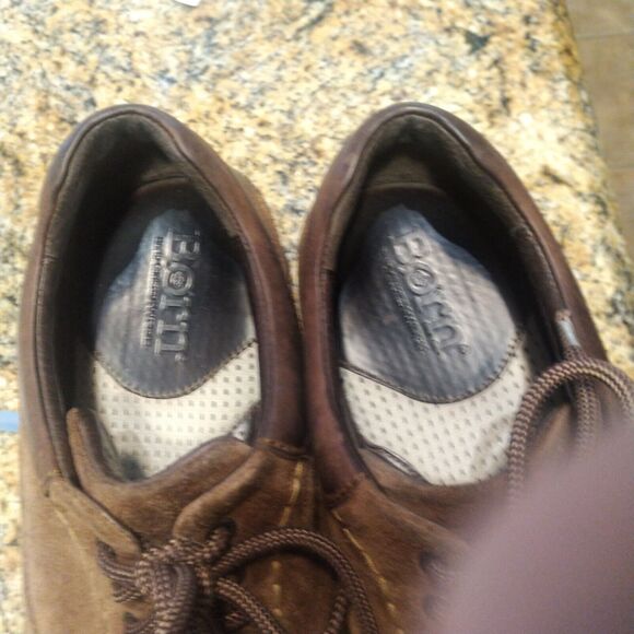 Men’s Born Handcrafted Footwear Size 11.5  45.5 Brown Casual Suede Shoes M6573 main image 10